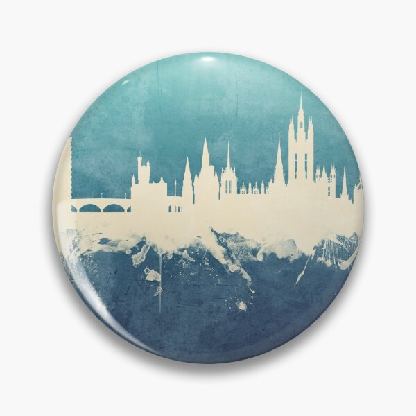 Item preview, Aberdeen Scotland Skyline designed and sold by ArtPrints.