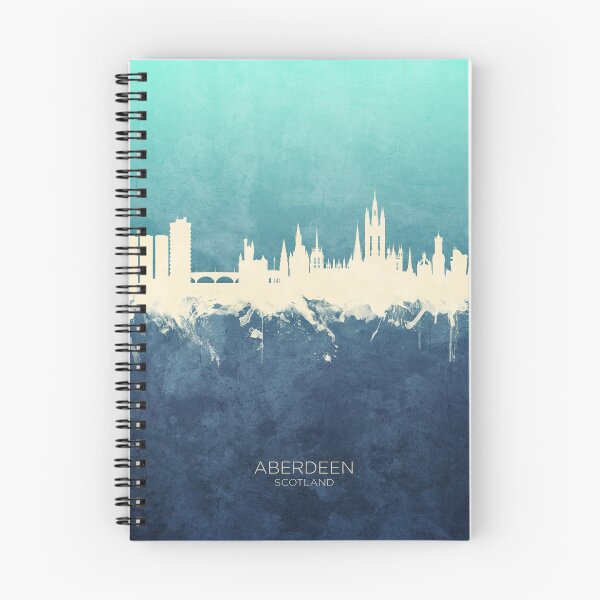 Item preview, Aberdeen Scotland Skyline designed and sold by ArtPrints.