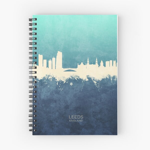 Aperçu de l'œuvre Leeds England Skyline créée et vendue par ArtPrints.