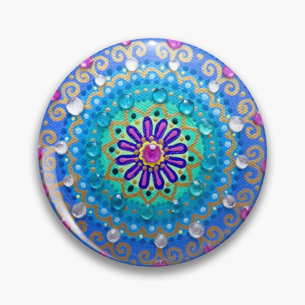 Item preview, Pretty Glittery Jewelled Mandala designed and sold by Soozie Wray.