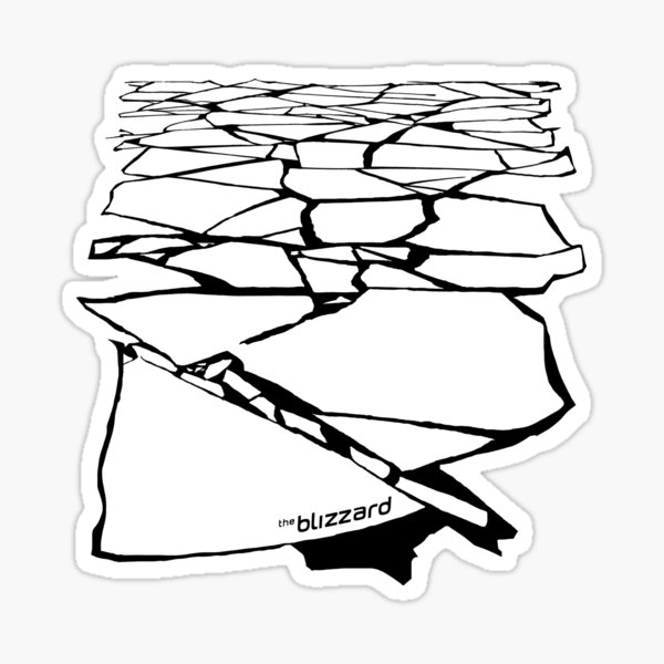 The Blizzard Originals - Broken Ice (Small Products) Sticker