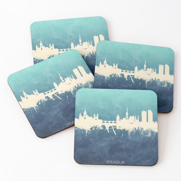 Item preview, Prague (Praha) Czech Republic Skyline designed and sold by ArtPrints.