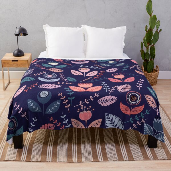 Item preview, Scandinavian Floral Pattern designed and sold by Primroaddesigns.