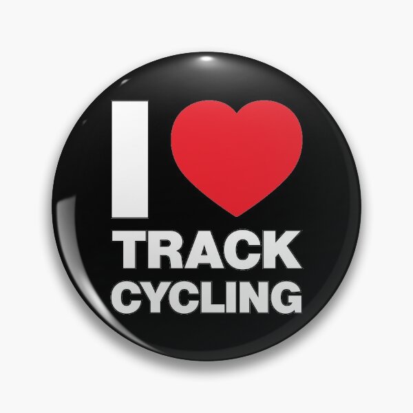 Item preview, I Love Track Cycling Red Heart designed and sold by Thestarrysky.