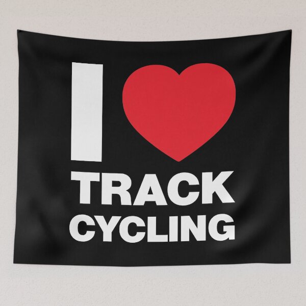 Item preview, I Love Track Cycling Red Heart designed and sold by Thestarrysky.