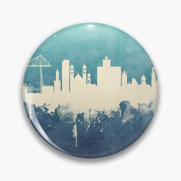 Item preview, Middlesbrough England Skyline designed and sold by ArtPrints.
