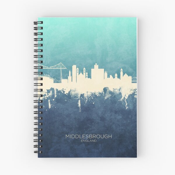 Item preview, Middlesbrough England Skyline designed and sold by ArtPrints.