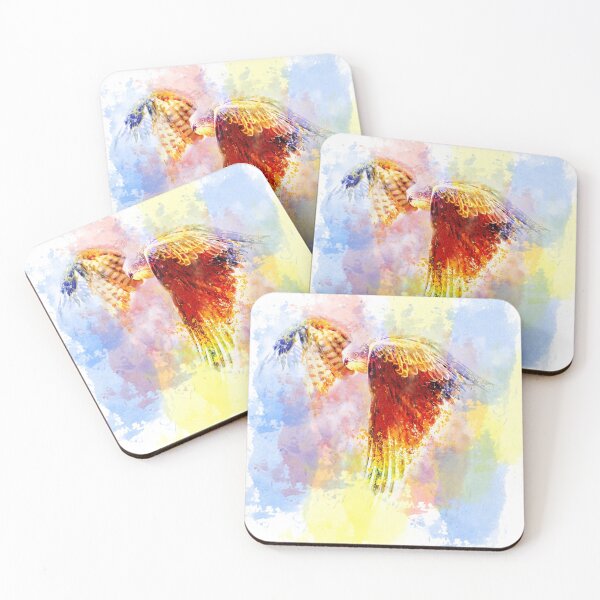 Item preview, Black Kite colourful Pop Art designed and sold by Darren Wilkes.