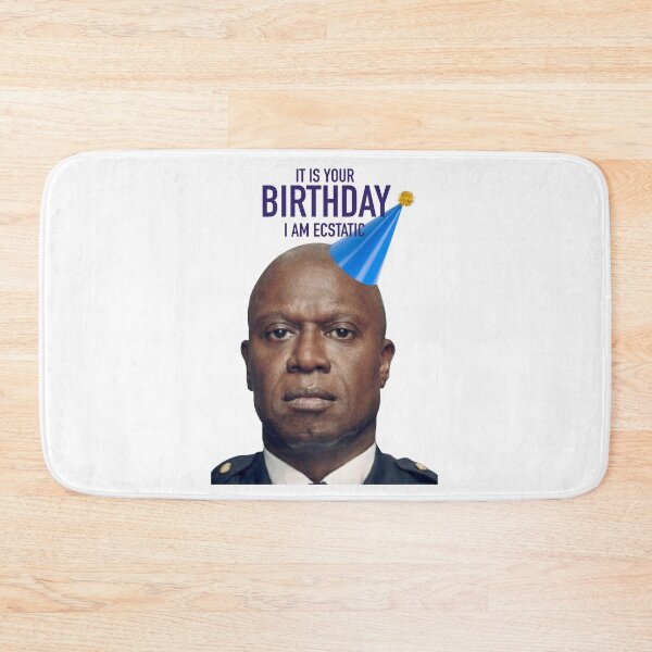 Item preview, Captain Holt happy birthday designed and sold by Atouchofsparkle.