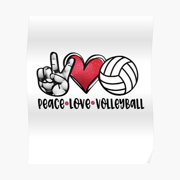 Cute Crushing It Volleyball Gift For Girls Poster By Lgamble12345 Redbubble