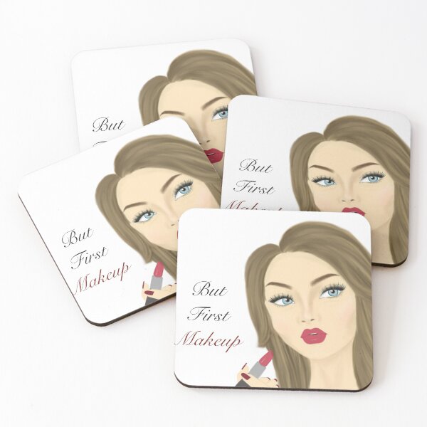 Item preview, But first makeup enakei pretty girl drawing designed and sold by Imanitasong.