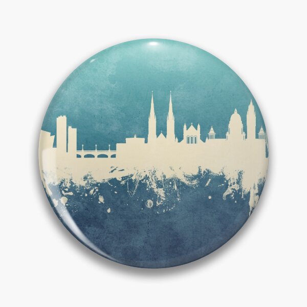 Artikelvorschau, Belfast Northern Ireland Skyline entworfen und verkauft von ArtPrints.