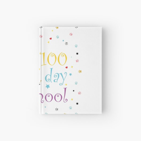 100 days of school shirt,100 days smarter,100 days of school shirt boys,Girls 100 Days of School Shirt Hardcover Journal