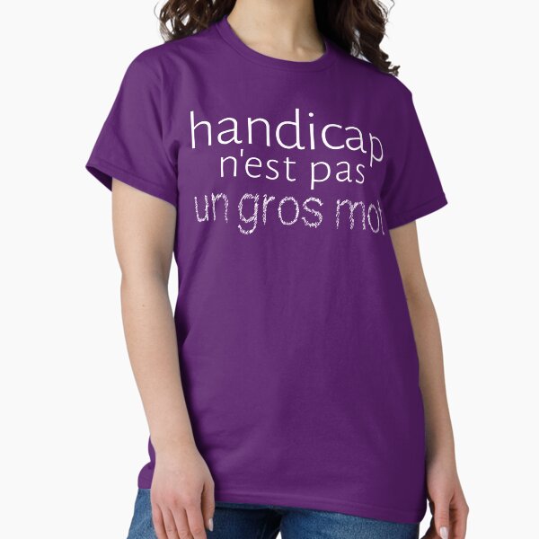 Aperçu de l'œuvre handicap n'est pas un gros mot créée et vendue par Amythest Schaber.