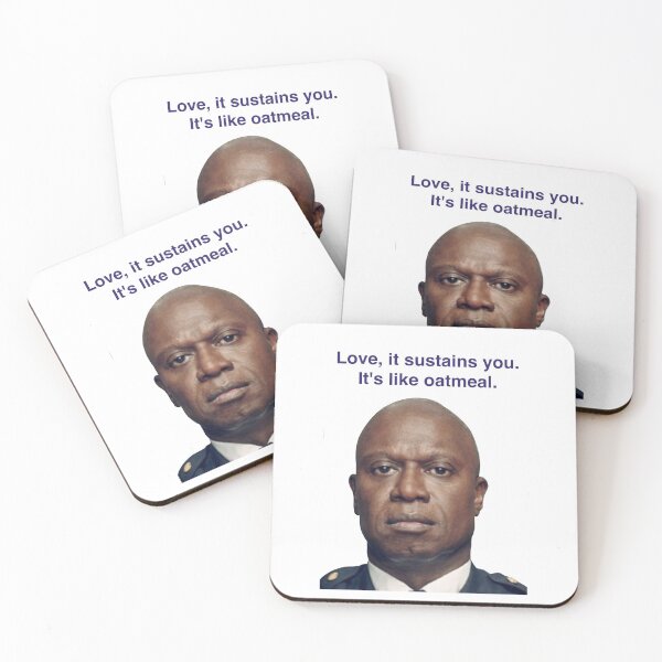 Item preview, Captain Holt Love is like oatmeal designed and sold by Atouchofsparkle.