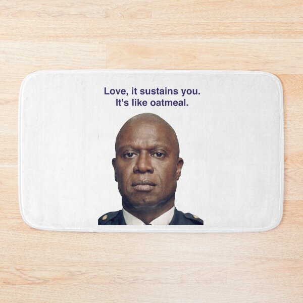 Item preview, Captain Holt Love is like oatmeal designed and sold by Atouchofsparkle.