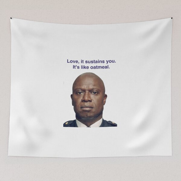 Item preview, Captain Holt Love is like oatmeal designed and sold by Atouchofsparkle.