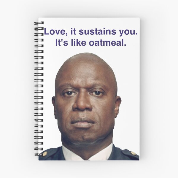Item preview, Captain Holt Love is like oatmeal designed and sold by Atouchofsparkle.