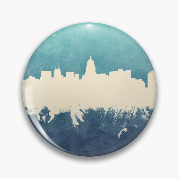 Artikelvorschau, Madison Wisconsin Skyline entworfen und verkauft von ArtPrints.