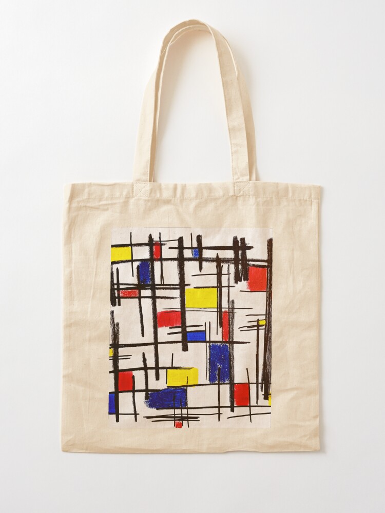 Mondrian Minimalist De Stijl Modern Art © epitomegirl Tote Bag