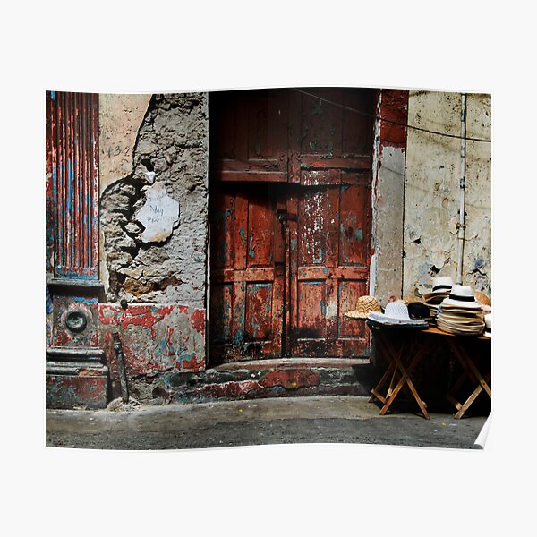 Panama Hats in Casco Viejo Poster