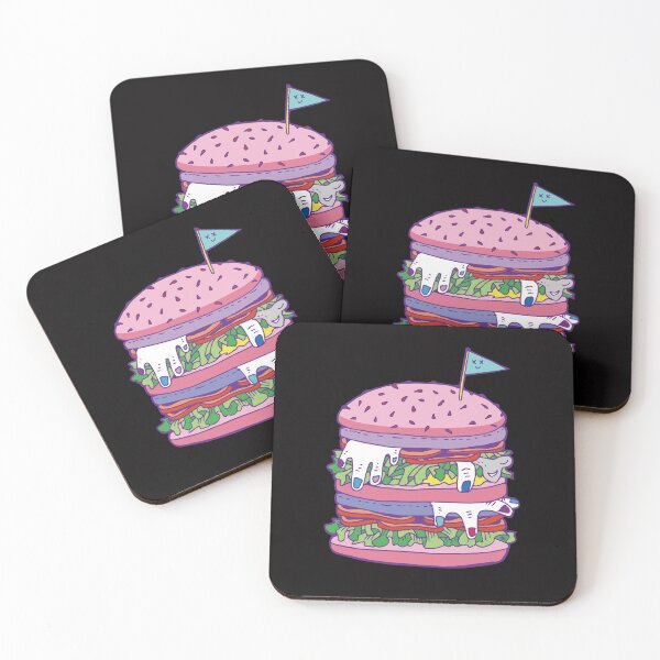 Item preview, Finger Burger- pink designed and sold by CuriousEyeball.