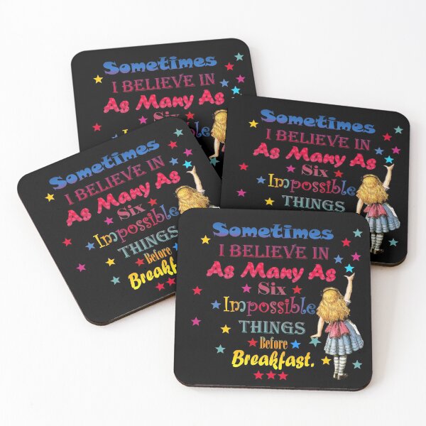 Item preview, Alice in wonderland Impossible Quote designed and sold by maryedenoa.