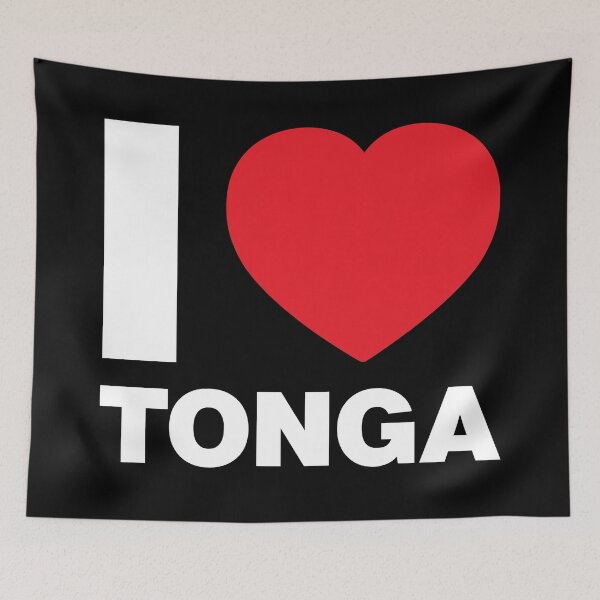 Item preview, I Love Tonga Red Heart designed and sold by Thestarrysky.