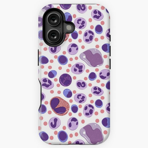 Item preview, Large White Blood Cell Pattern designed and sold by Lindsey Seymour.