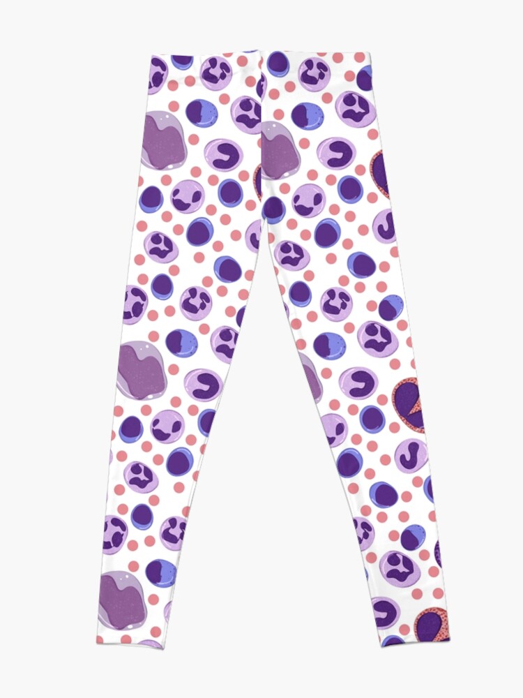 Alternate view of Large White Blood Cell Pattern Leggings