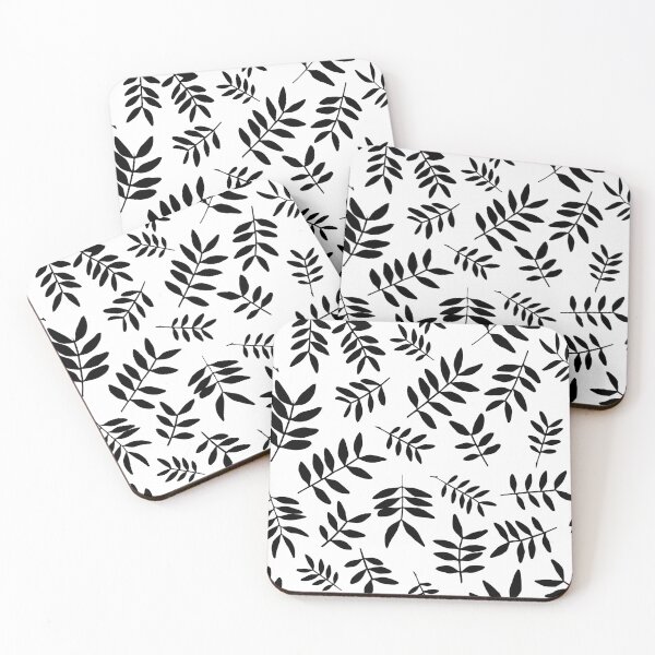 Item preview, Black branch silhouettes on white background designed and sold by designer437.