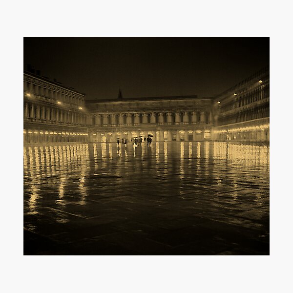 Venice Rain Photographic Print