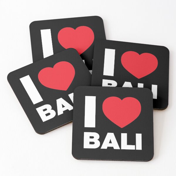 Item preview, I Love Bali Red Heart designed and sold by Thestarrysky.