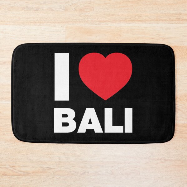 Item preview, I Love Bali Red Heart designed and sold by Thestarrysky.