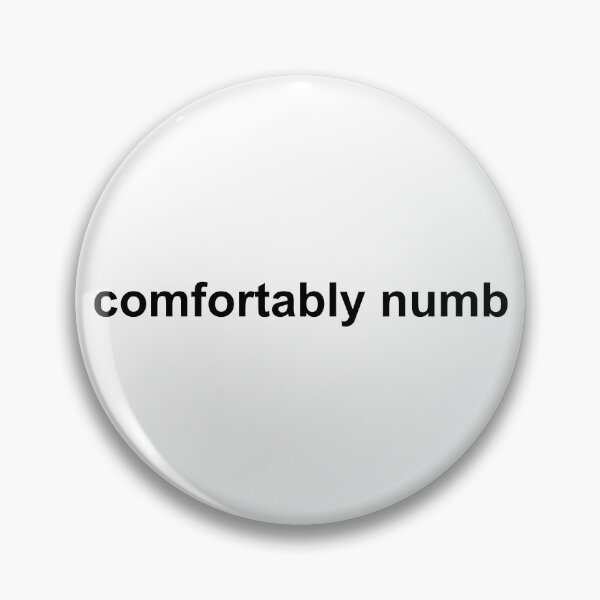 Item preview, Pink Floyd - Comfortably Numb - dark text designed and sold by lyricalshirts.