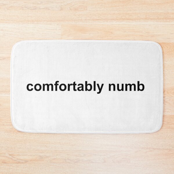 Item preview, Pink Floyd - Comfortably Numb - dark text designed and sold by lyricalshirts.