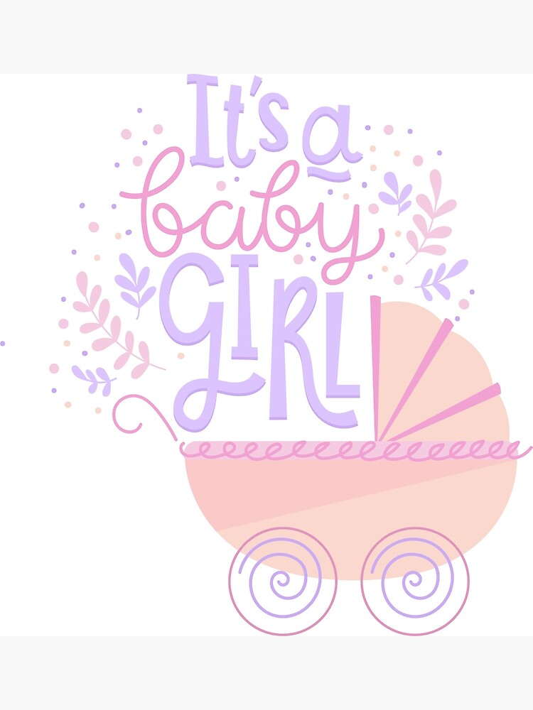 It S A Baby Girl Greeting Card By Alg0rany Redbubble