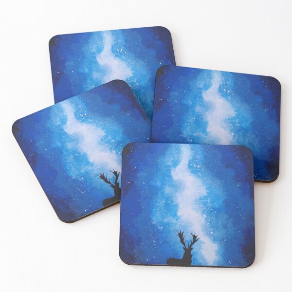 Item preview, Stag against the stars. designed and sold by Nagisa-Arts.