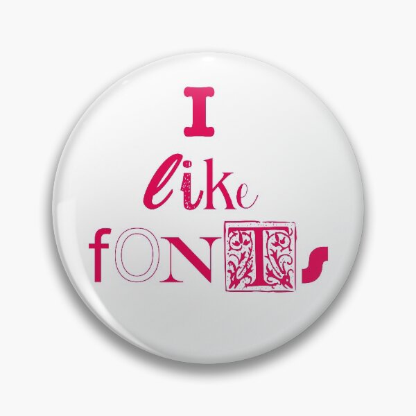 Item preview, I like fonts (red) designed and sold by helengarvey.