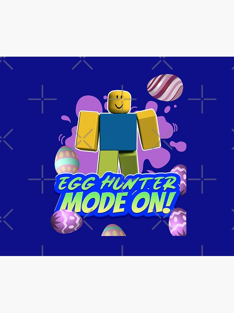Roblox Easter Noob Egg Hunter Mode On Gamer Boy Gamer Girl Gift Idea Duvet Cover By Smoothnoob Redbubble - roblox easter com