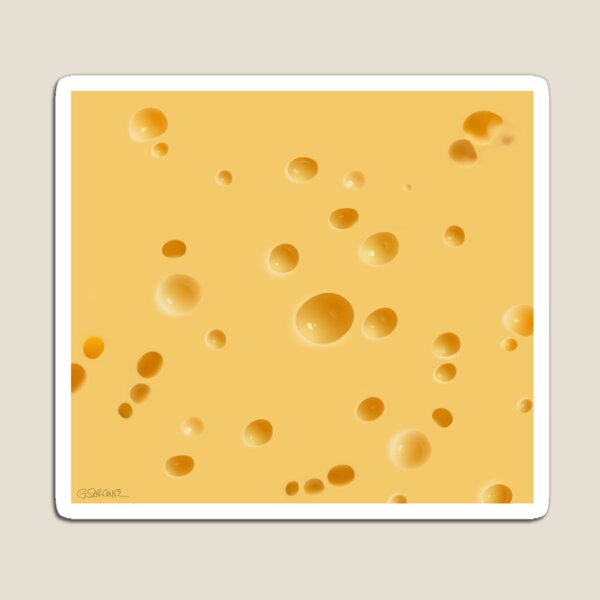 Cheese Holes Magnet