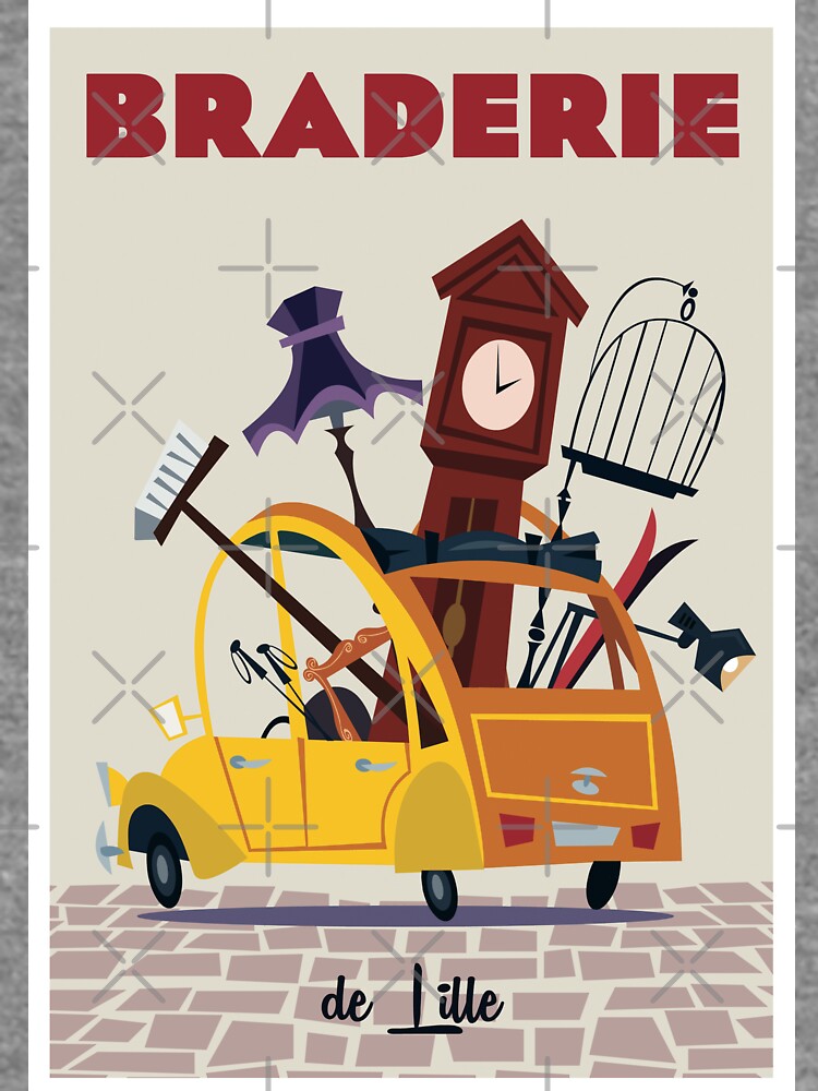 Imagen 5 de 5, Sudadera ligera con la obra Cartel de Braderie de Lille, diseñada y vendida por GAGodel.