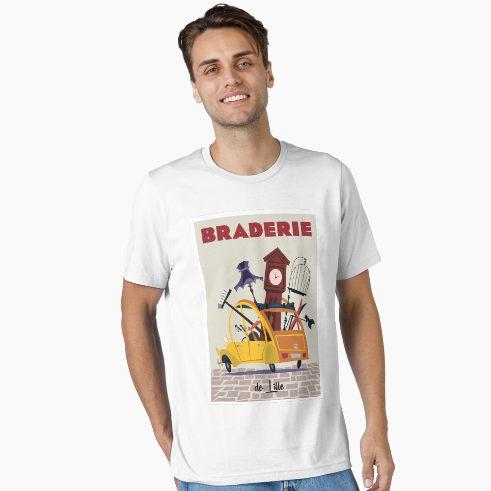 Vista previa del artículo con la obra «Camiseta esencial», diseñado y vendido por GAGodel.
