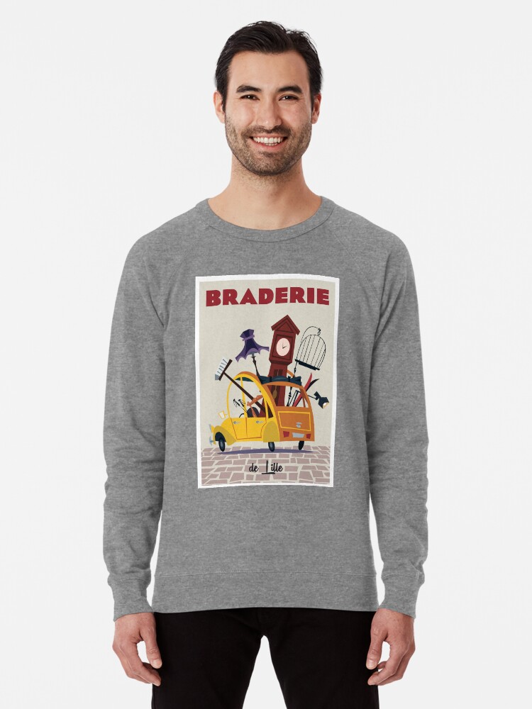 Imagen 1 de 5, Sudadera ligera con la obra Cartel de Braderie de Lille, diseñada y vendida por GAGodel.