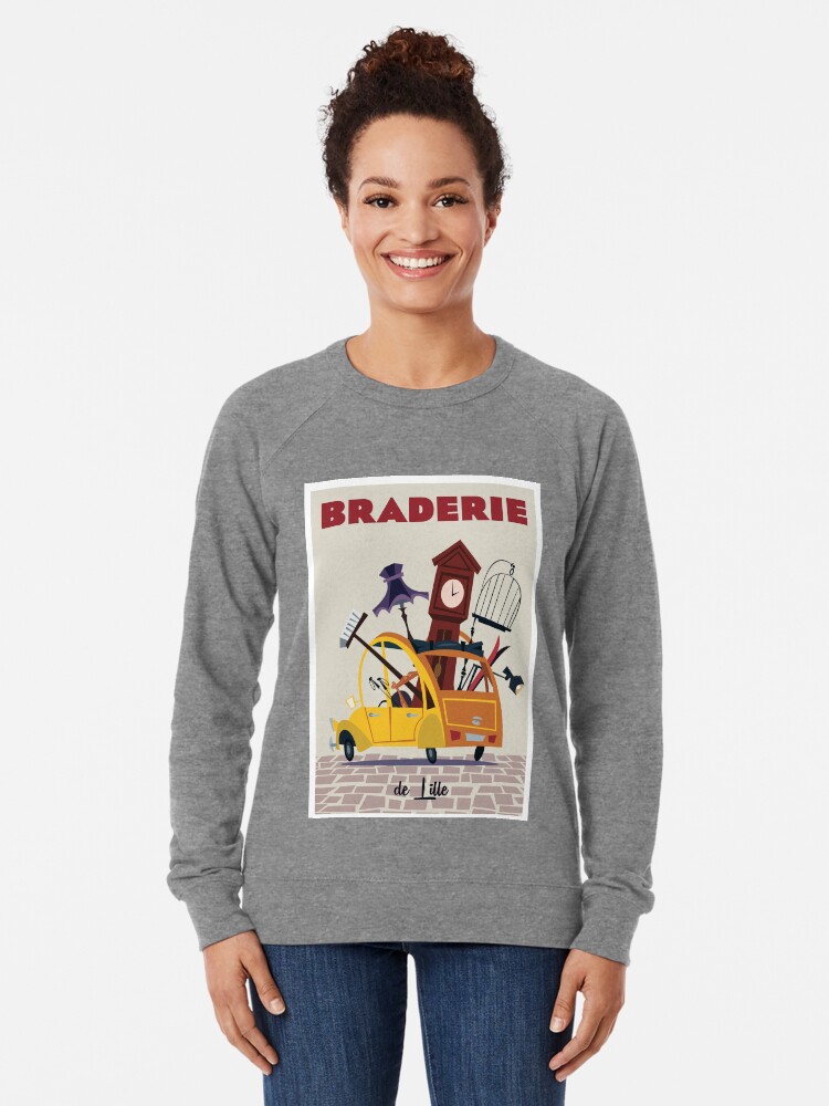 Imagen 2 de 5, Sudadera ligera con la obra Cartel de Braderie de Lille, diseñada y vendida por GAGodel.