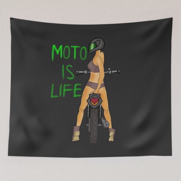 Item preview, MOTO IS LIFE designed and sold by ArtDigital Wings.