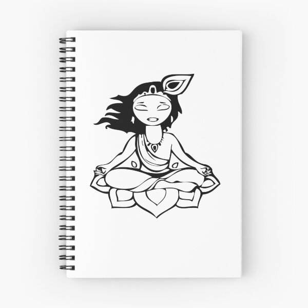 Item preview, Peaceful Meditation Krishna designed and sold by eufouria.