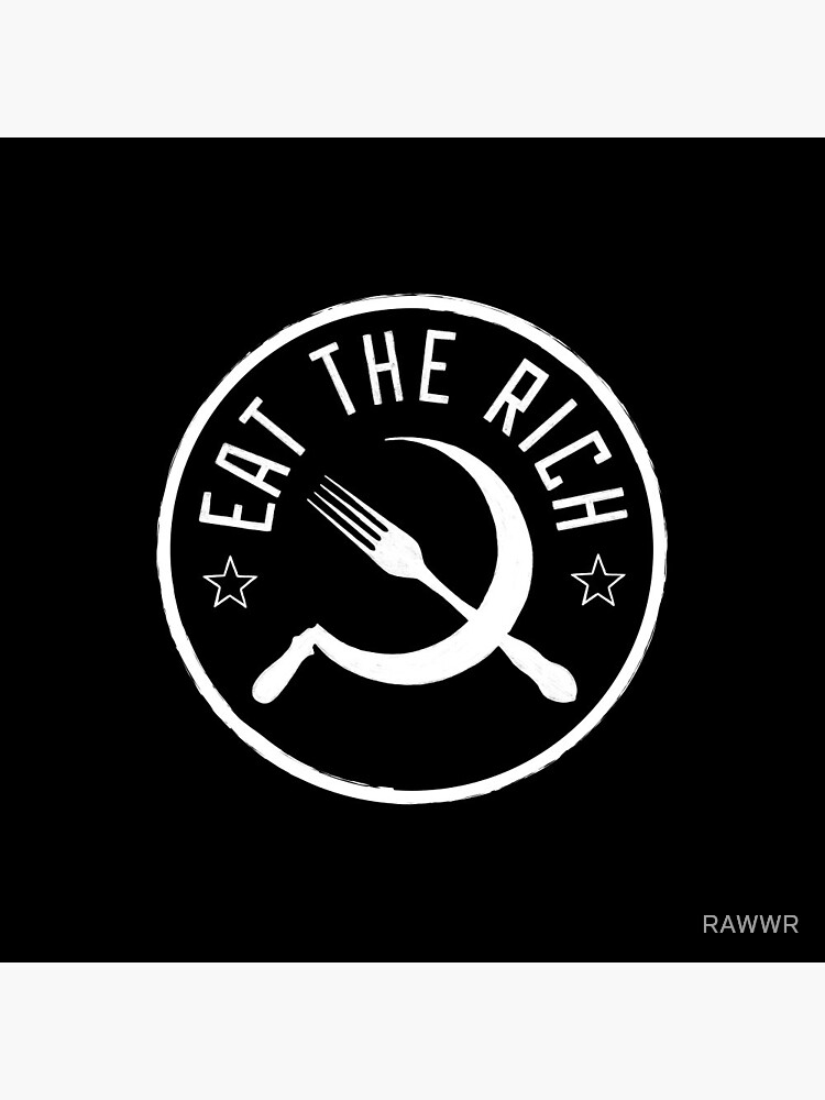 Discover Eat The Rich. Pin Button