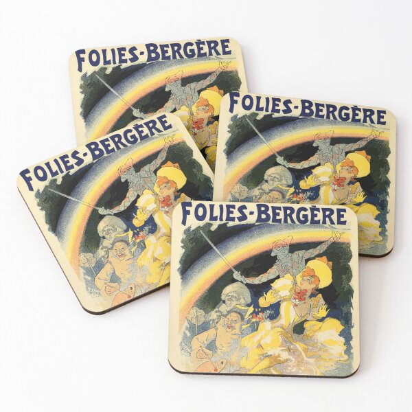 Aperçu de l'œuvre Annonce de ballet français Folies Bergère arc-en-ciel vintage créée et vendue par aapshop.