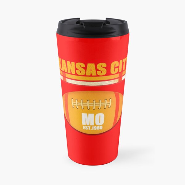 Kansas City Missouri Football Design Travel Mug